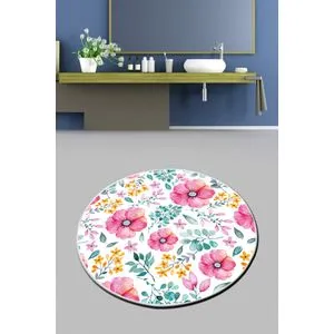 Višebojni Tepih za Kupatilo Azalea (200 x 200 cm)