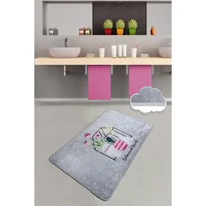 Višebojni Tepih za Kupatilo Botanical Sweets (70 x 120 cm)