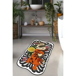 Višebojni Tepih za Kupatilo sa Divljim Životinjama