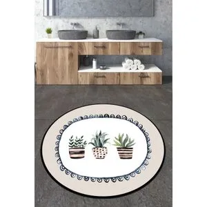 Višenamenski Kupatilski Tepih Guipure Circle Djt 100