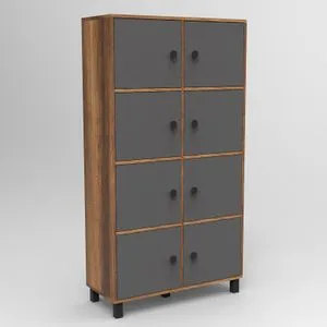 Višenamenski ormar Mn06-Ba u orahu i antracitu