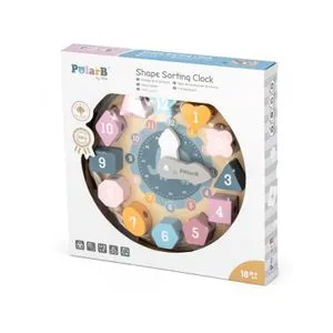 VIGA Drveni set za sortiranje- sat