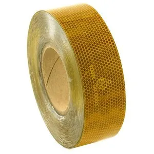VIGNAL samolepljiva reflektujuća traka za obeležavanje kamiona 50 mm – Žuta, puna (1 m)