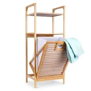 Vilde 569633 Bathroom Solutions -  Kupatilska polica sa korpom za veš