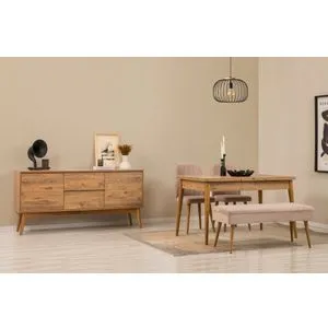 Vina 02 0900 - Atlantic Pine, Stone Atlantic Pine
Stone Extendable Dining Table, Chairs & Console...