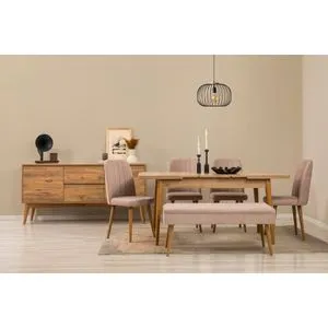 Vina 03 0900 - Atlantic Pine, Stone Atlantic Pine
Stone Extendable Dining Table, Chairs & Console...