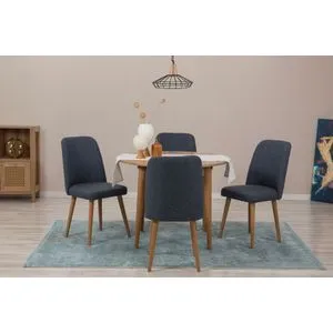 Vina 1048 - Atlantic Pine, Navy Blue Atlantic Pine
Navy Blue Extendable Dining Table & Chairs Set...