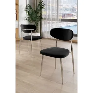 Vina - Black, Chrome Black
Chrome Chair Set (6 Pieces)