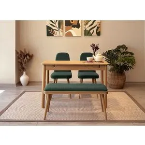 Vina Mini 01 1070 - Ekstenzibilni Sto i Set Stolica (4 Komada)