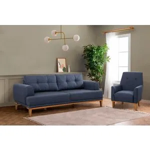 Vina Set - Dark Blue, Atlantic Pine Dark Blue
Atlantic Pine Sofa Set