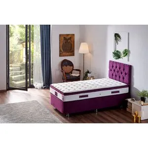 Violet 90x200 cm Single Size Middle Firm Mattress White
Purple Mattress