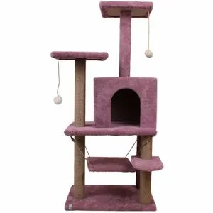 Violet - Kućica za mačke u boji Dusty Rose