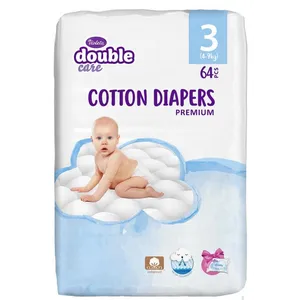 Violeta Pelene Double Care Cotton Air Dry 3 Midi 4-9kg, 64kom