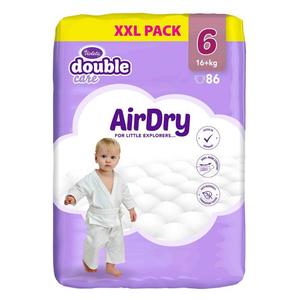 Violeta Pelene Double Care Giga Air Dry 6 Junior 16kg+, 86kom