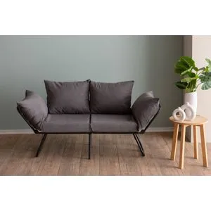 Viper 2-Seater - Grey Grey 2-Seat Sofa-Bed