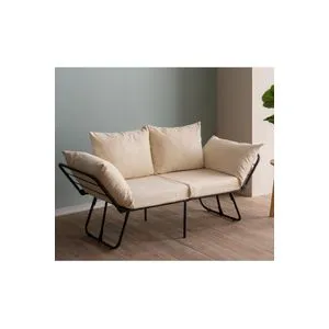 Viper 2-Seater - Light Cream Light Cream 2-Seat Sofa-Bed