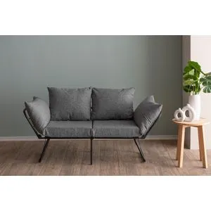 Viper 2-Seater - Light Grey Light Grey 2-Seat Sofa-Bed