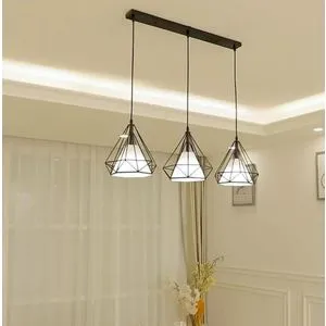 Visilica Romb Crna sa pravougaonikom