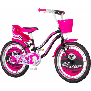 Visitor - Hea200 Little Heart 20" Decija Bicikla Visitor Roza Crna 2019 Eur1 @ - Dečiji Bicikli