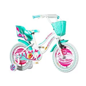 Visitor - Ice160 Ice Cream Visitor 16" Dec. Bic. Tirkiz Beli Kontra - Dečiji Bicikli