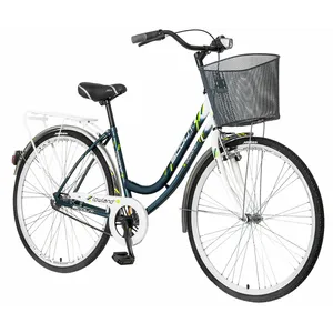Visitor - Low282F 28"/18" Scout Lowland Sivo Belo Zelena - Gradski Bicikli