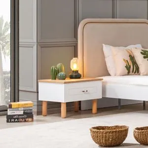 Vita Bohem White Nightstand