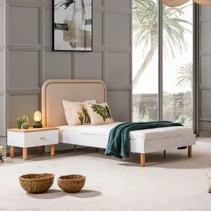 Vita Bohem White Single Bedstead
