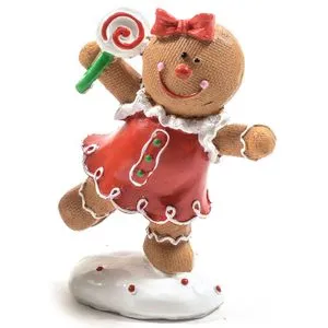 Viter novogodišnja figura slatki đumbirko h.14cm