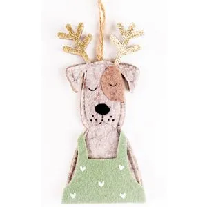 Viter Novogodišnji ukras od filca kuca h14cm