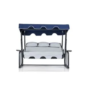 Vitis - Plavi Višebojni Baštenski Trostruki Ljuljački Stolac