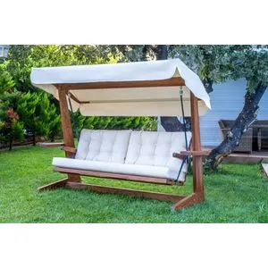Viva 2400 - Beige Beige Garden Triple Swing Chair