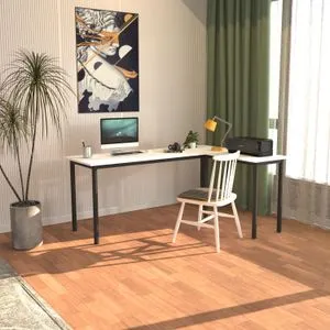 Viva L - Black, White Black
White Study Desk