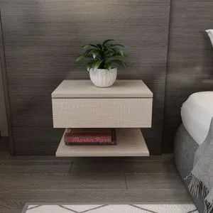 Vivid - Beige Beige Nightstand