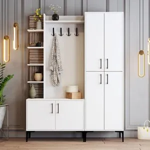 Viyana DA - White White Hall Stand
