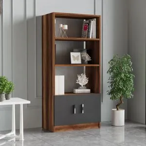 Vo4-Ba Walnut
Anthracite Bookshelf