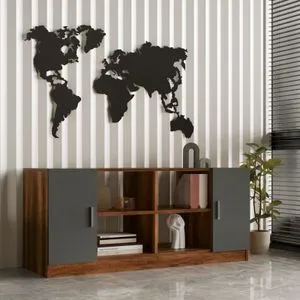 Vo6-Ba Walnut
Anthracite Multi Purpose Cabinet