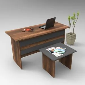 Vo8-Ba Walnut
Anthracite Office Furniture Set
