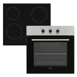 Vox SET2110400B Ugradni set - Staklokeramička ploča + Ventilatorska rerna