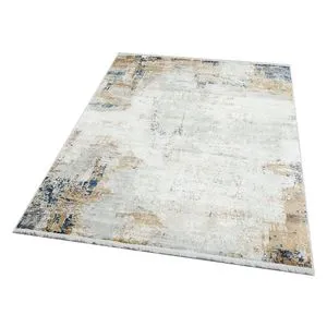 Vr 04 - Tepih u krem i sivoj boji sa više boja (100 x 200 cm)