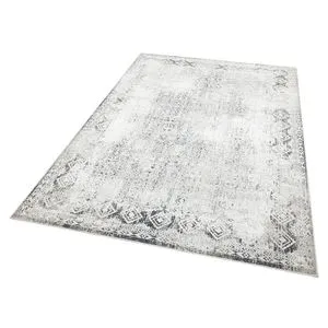 Vr 08 Sivi, Crni Xw Višebojni Tepih za Hol (80 x 150 cm)