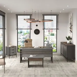 Vs8-Cga Silver
Anthracite Office Furniture Set