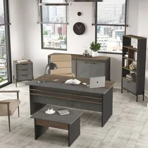 Vs9-Cga Silver
Anthracite Office Furniture Set