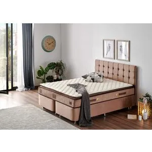 W Cotton 180x200 cm Double Size Firm Mattress White
Brown Mattress