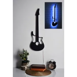 Wallity Gitara - Dekorativna LED Rasveta u Plavoj Boji