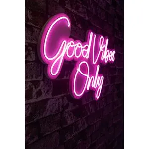 Wallity Good Vibes Only 2 - Dekorativna LED rasveta u roze boji