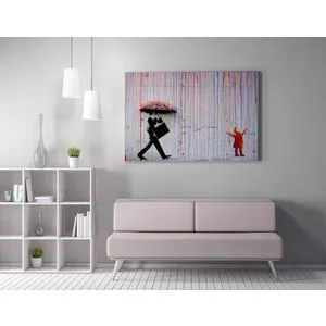Wallity WY64 Dekorativna Slika na Platnu sa Ramom (50 x 70 cm) - Šareni Motivi