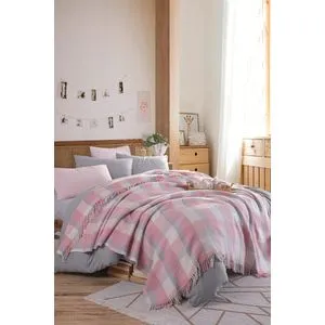 Warm Soft - Powder Powder Double Blanket