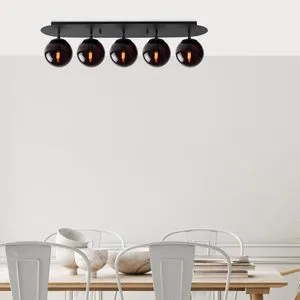 Well - 11735 Black Chandelier