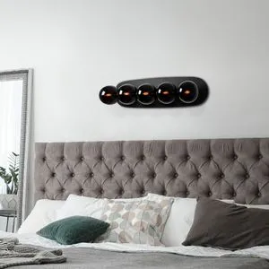 Well - 11736 Black Wall Lamp