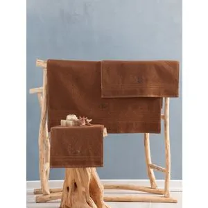 Wellness - Brown Brown Towel Set (3 Pieces)